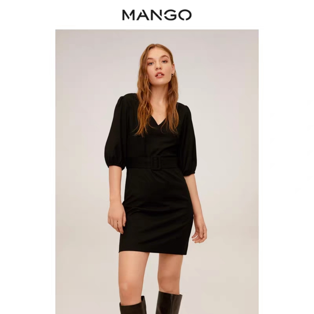 Mango Classic Black Dress